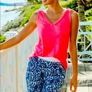 Lilly Pulitzer Gigi Tank Top -XXL- Love Potion Pink NWT